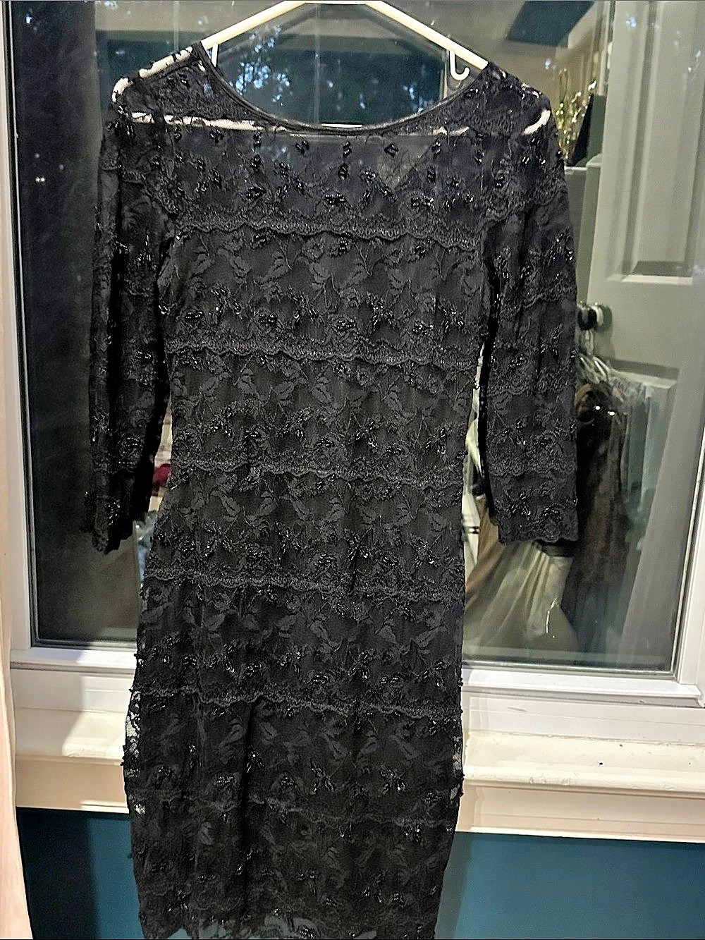 ONYX Nite Black Lace Dress Size 4